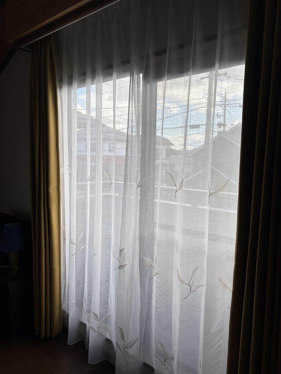 ローレル レースカーテン JE-92897 ベージュ