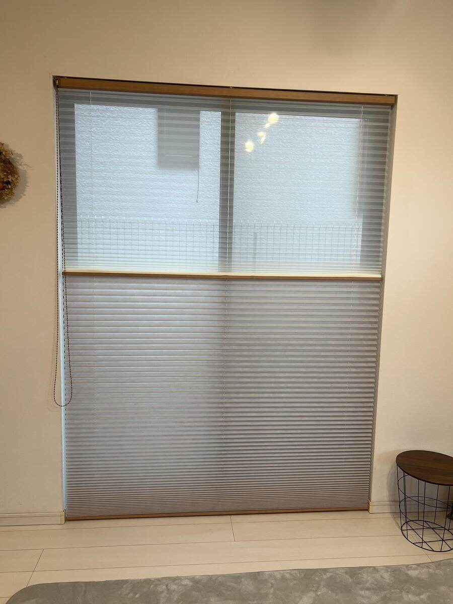 プリーツスクリーン-和紙調A- シルバーホワイト JC-5004