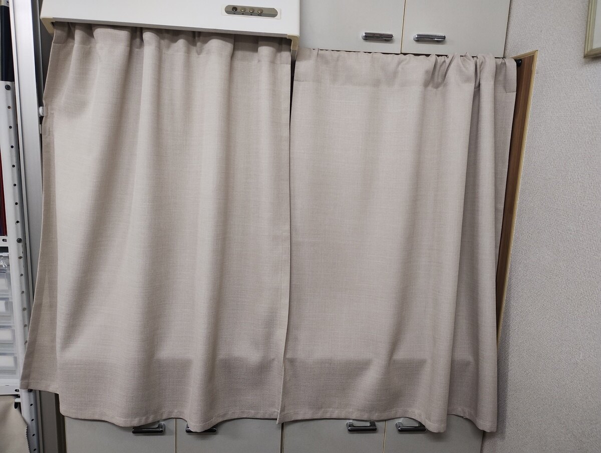 ブライトヨコ カフェカーテン JE-94005 アイボリー