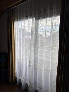 ローレル レースカーテン JE-92897 ベージュ