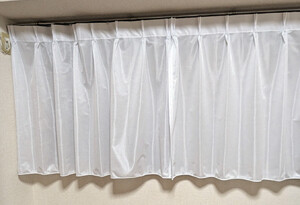 【ミラー・遮像・UVカット・遮熱・防蚊】ティーカ レースカーテン JD-75031 ホワイト