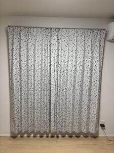 グレタ カーテン JE-91017 ブルー