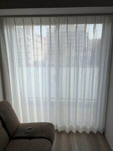 【遮像・UVカット・遮熱・花粉キャッチ・消臭】プリート レースカーテン JE-67251R ホワイト