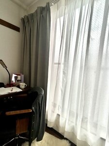 【ミラー・遮熱・UVカット】ハチエイチ レースカーテン JD-68008 ホワイト