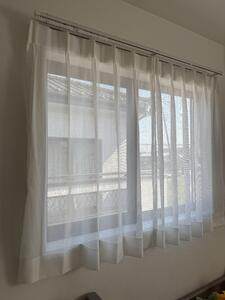 【ミラー・遮熱・UVカット】サイ レースカーテン J-68005HR ホワイト